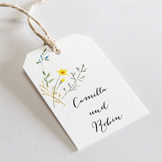 Geschenkanhänger Hochzeit Frühlingsgefühle