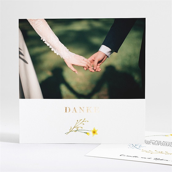 Dankeskarte Hochzeit Frühlingsgefühle