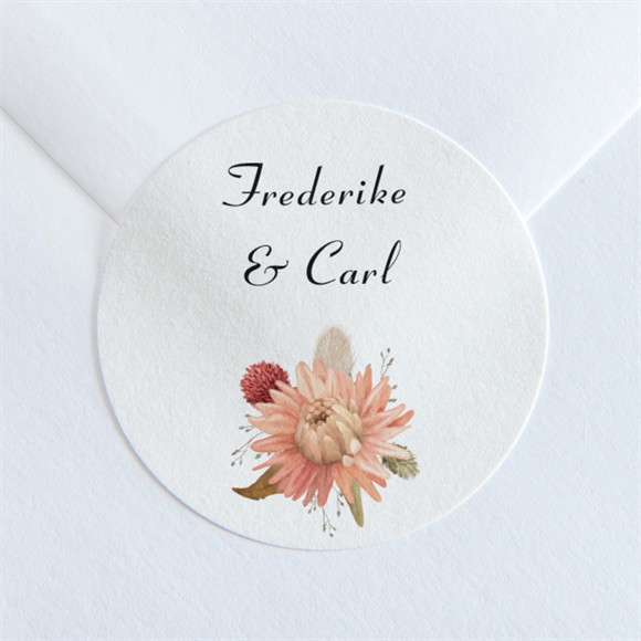 Aufkleber Hochzeit Behutsamkeit ref.N360178