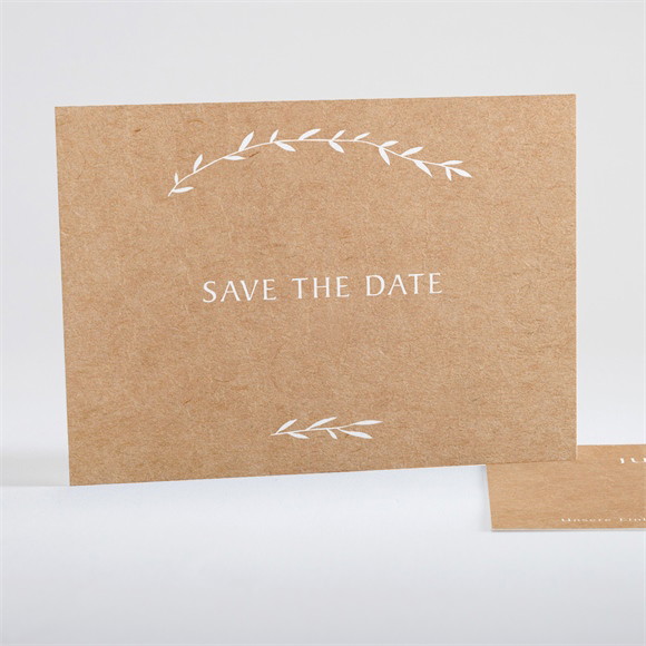 Save the Date Karte Boheme schick ref.N15137