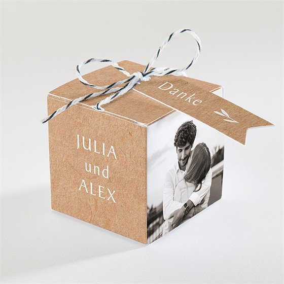 Geschenkbox Hochzeit Boheme Schick