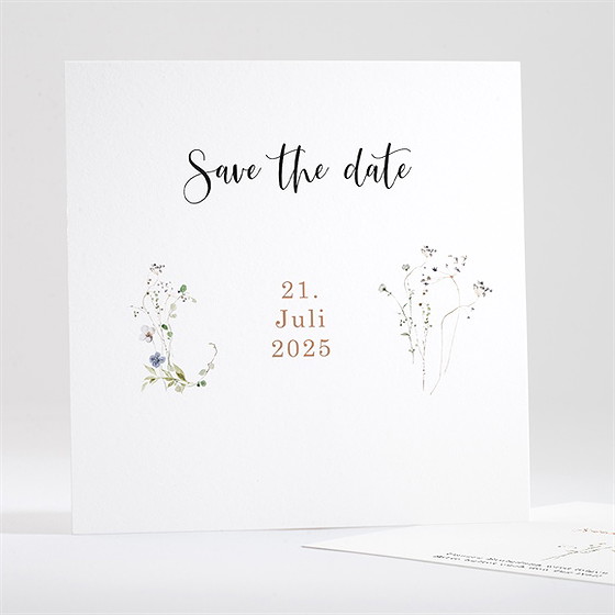 Save The Date Karte Zu Zweit