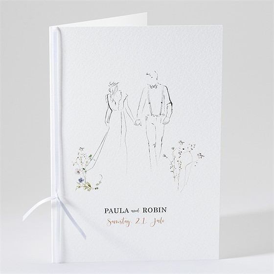 Kirchenheft Hochzeit zu zweit