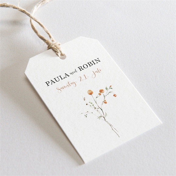 Geschenkanhänger Hochzeit Zu zweit ref.N291109