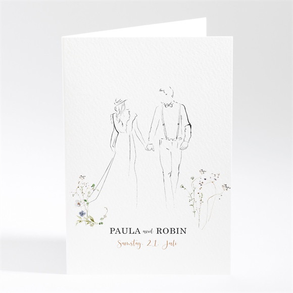 Menükarte Hochzeit Zu zweit ref.N401839