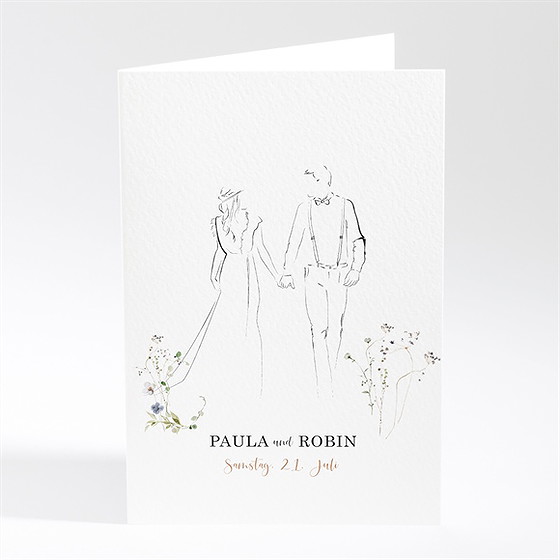 Menükarte Hochzeit Zu Zweit