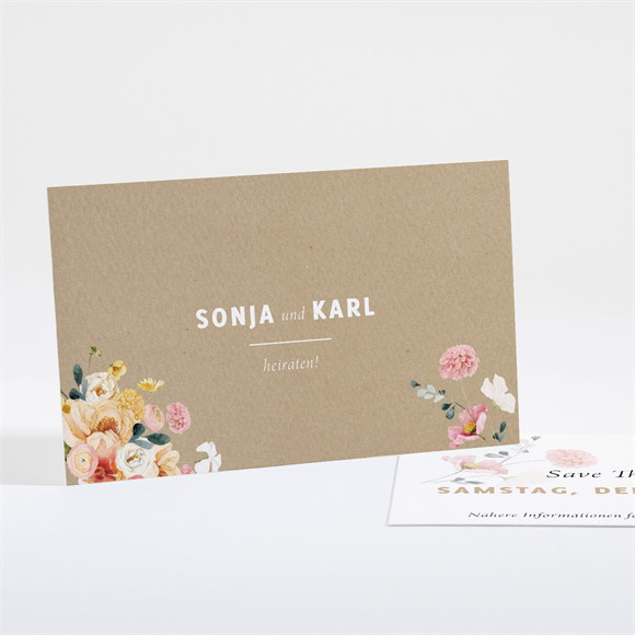 Save the Date Karte Land und Poesie ref.N161170