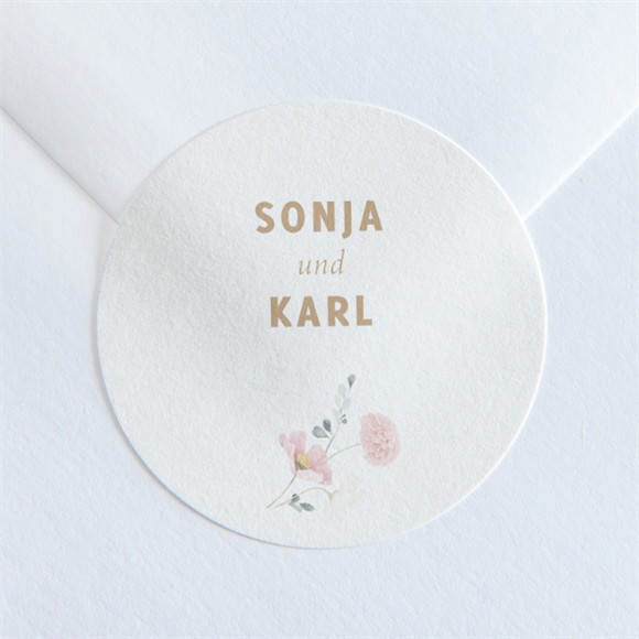 Aufkleber Hochzeit Land und Poesie ref.N360164