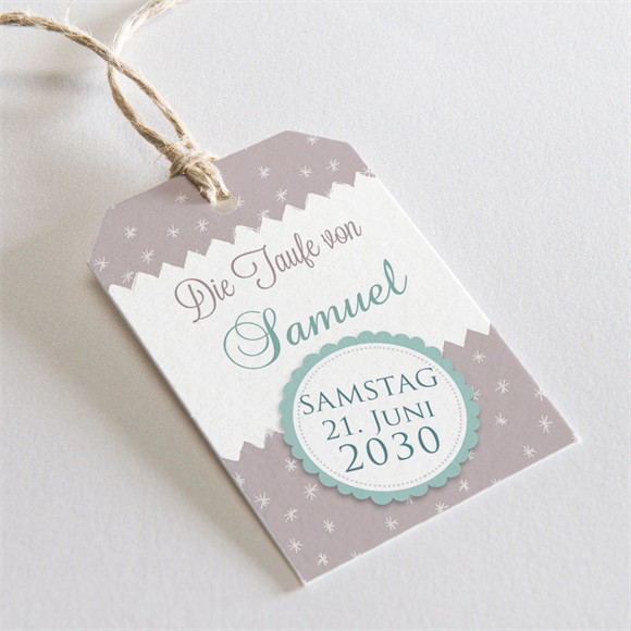 Geschenkanhänger Taufe Vogelgesang Junge ref.N291193
