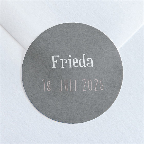 Sticker Geburt vintage touch