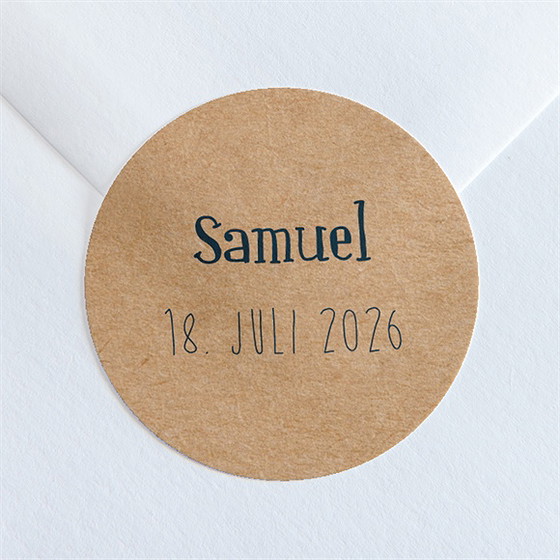 Sticker Geburt wir präsentieren stolz