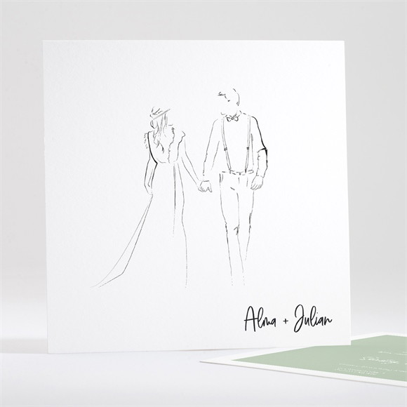 Save the Date Karte Blühende Schönheit ref.N351148