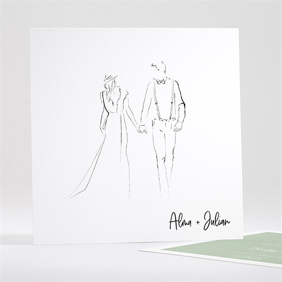 Save The Date Karte Blühende Schönheit