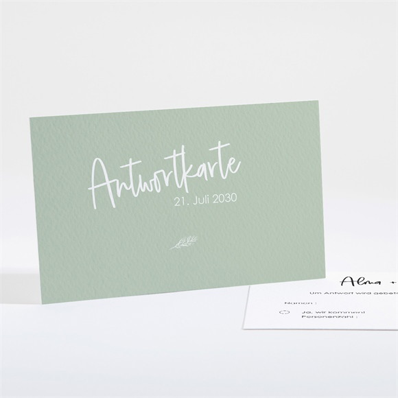 Antwortkarte Hochzeit Blühende Schönheit ref.N161165