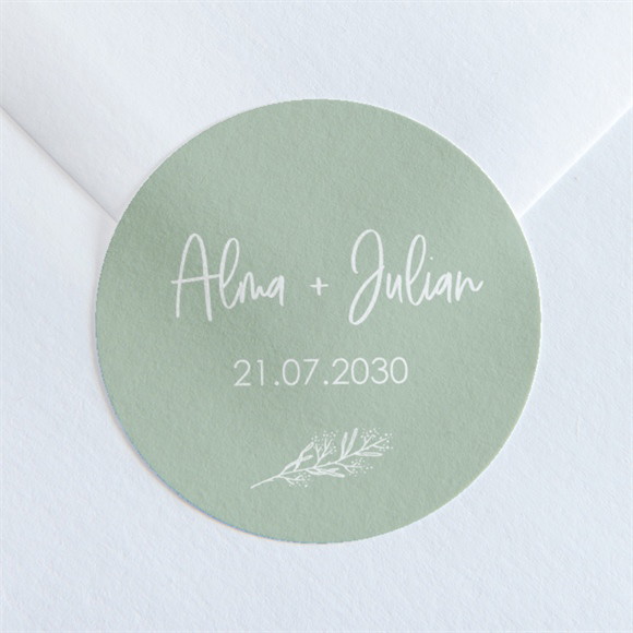 Aufkleber Hochzeit Blühende Schönheit ref.N360157