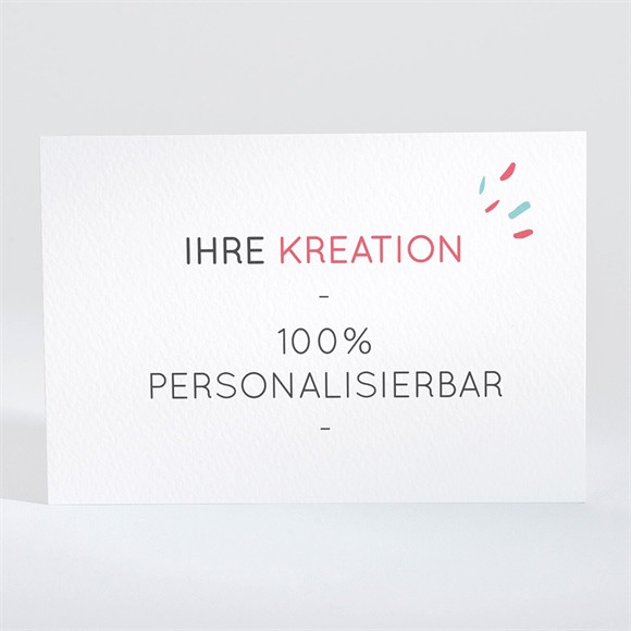 Dankeskarte Taufe Blanco - 13,8x9,5cm (N11084) ref.N11084