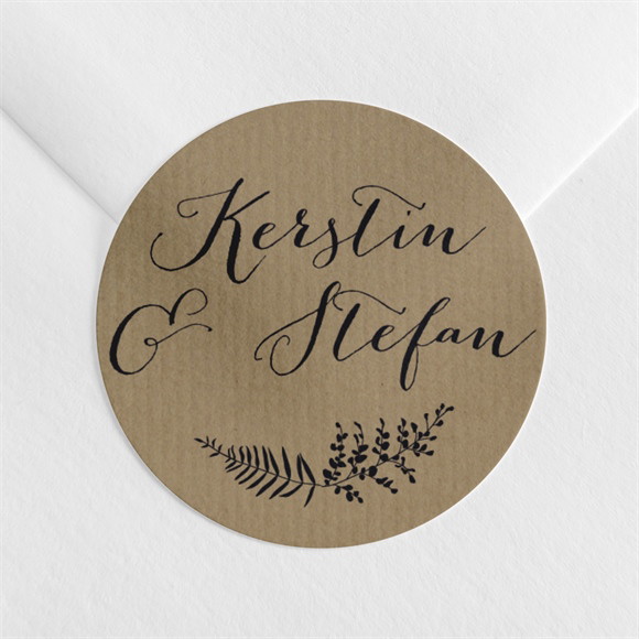 Aufkleber Hochzeit Verknüpft ref.N360748