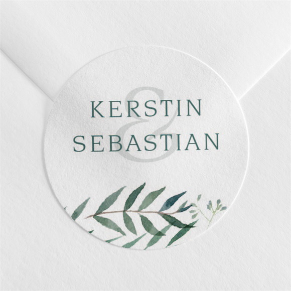 Aufkleber Hochzeit Olivenzweig ref.N360226