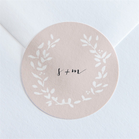 Aufkleber Hochzeit Reine Eleganz ref.N360121