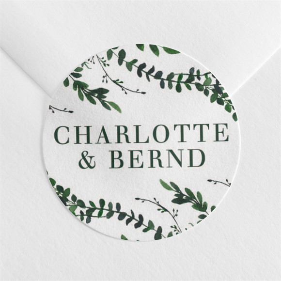 Aufkleber Hochzeit Unter der Weide ref.N360642