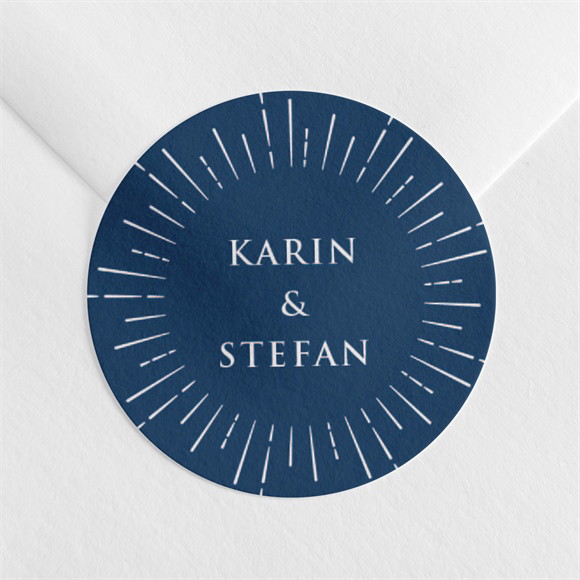 Aufkleber Hochzeit Himmelskörper ref.N360672