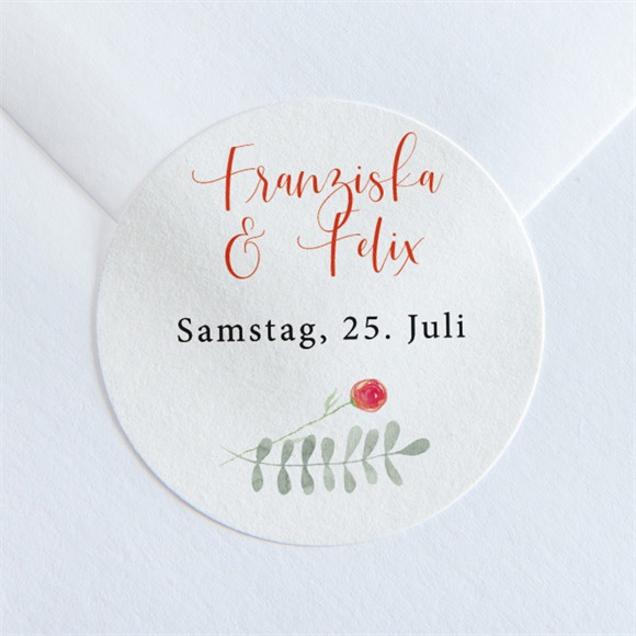 Aufkleber Hochzeit Frühlingsdüfte ref.N36084