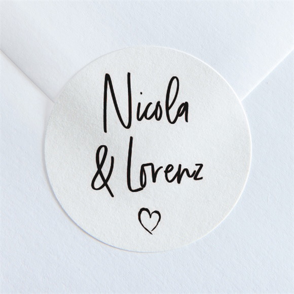 Aufkleber Hochzeit Wir ref.N36094