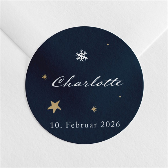 Sticker Geburt Unter den Sternen ref.N360848