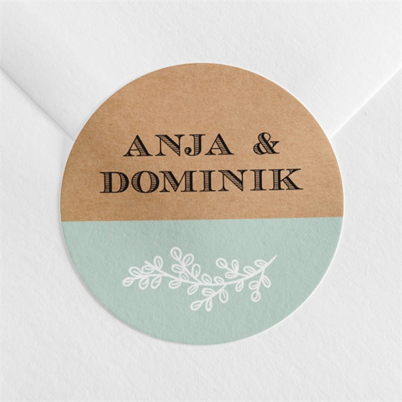 Aufkleber Hochzeit Kleines Origami ref.N360702