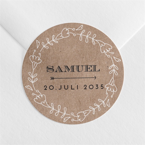 Sticker Geburt Kraft & Co ref.N360927