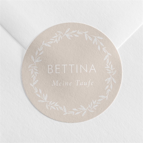 Aufkleber Taufe goldene taube