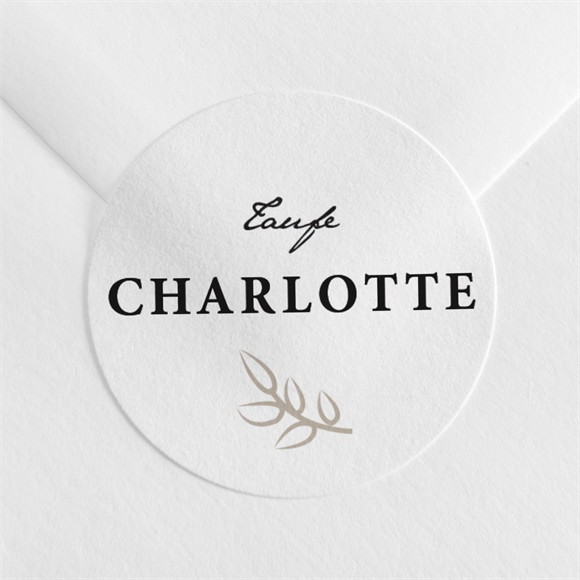 Aufkleber Taufe Miniatur Fotos ref.N360769