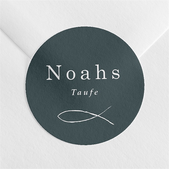 Aufkleber Taufe fisch