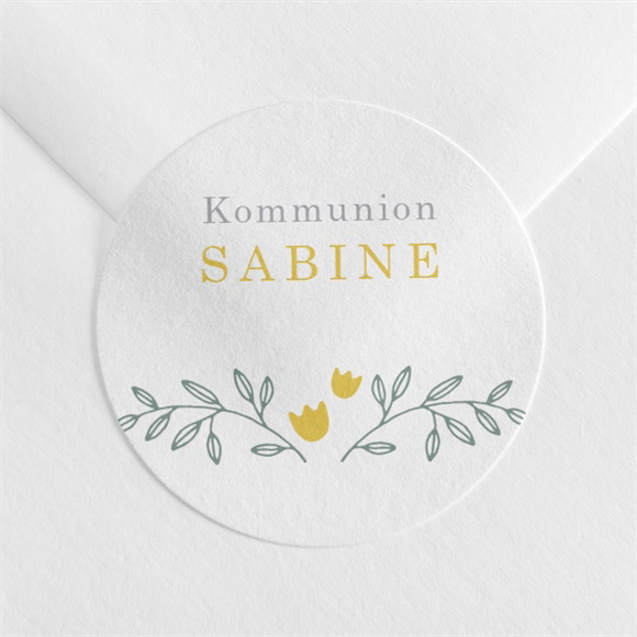 Aufkleber Kommunion Profil ref.N360107