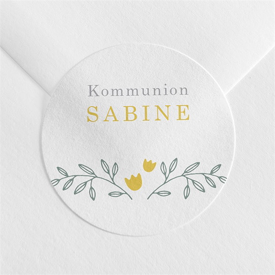 Aufkleber Kommunion Profil