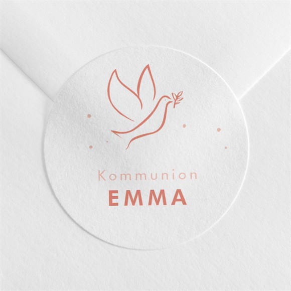 Aufkleber Kommunion Taube ref.N360461