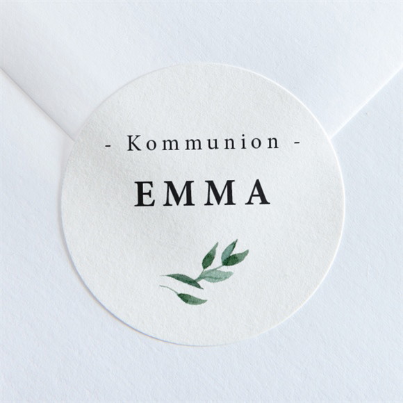 Aufkleber Kommunion Schöne Einfachheit ref.N36050