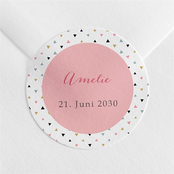 Aufkleber Kommunion Festlich Modern