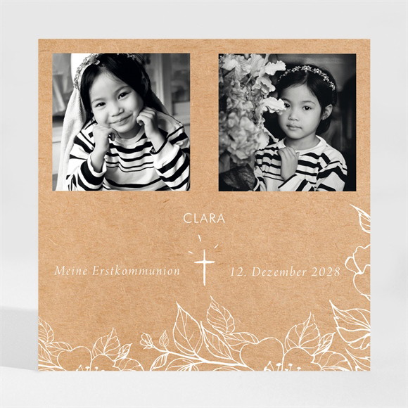 Einladung Kommunion Zarte Malerei - Magnet ref.N3001843