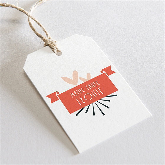 Geschenkanhänger Taufe Fotobox