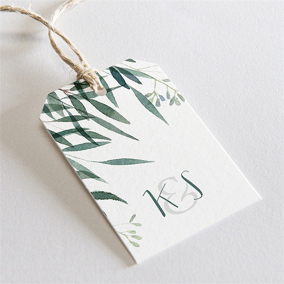 Geschenkanhänger Hochzeit Olivenzweig