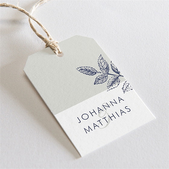 Geschenkanhänger Hochzeit Blühender Zweig