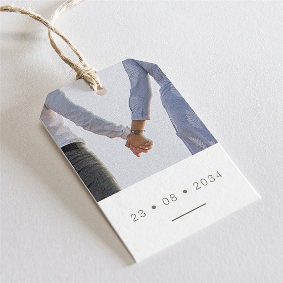 Geschenkanhänger Hochzeit Monogramm