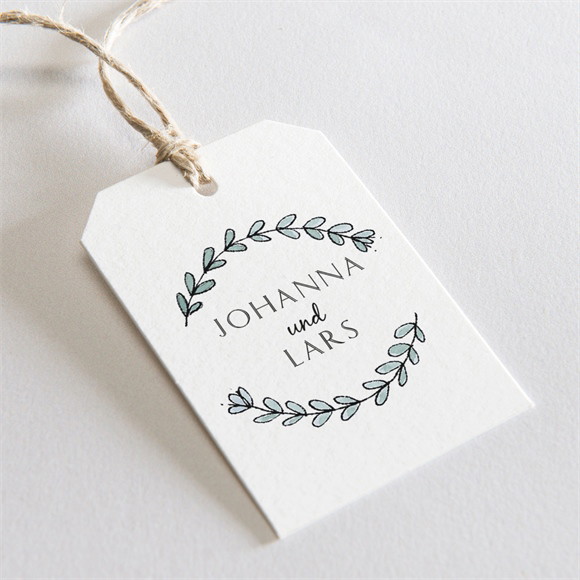 Geschenkanhänger Hochzeit Perfekt geplant ref.N29139