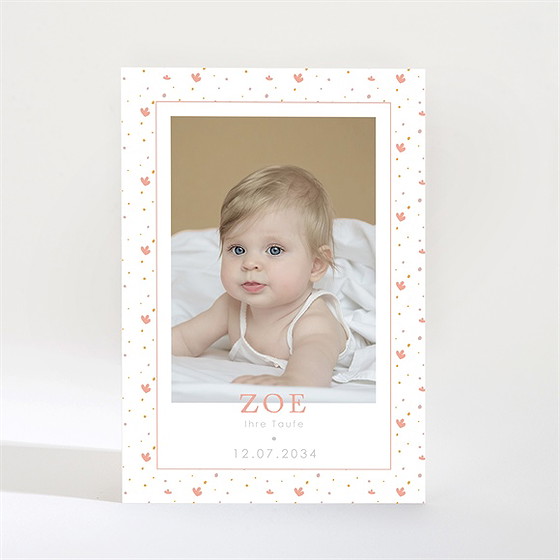 Einladung Taufe subtiles flechten - magnet