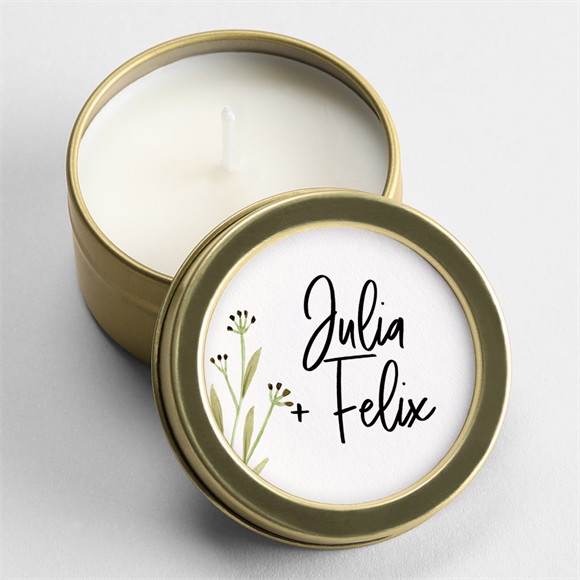 Kerze Hochzeit Landkunst ref.N360322