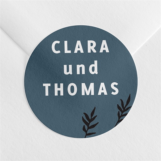 Aufkleber Hochzeit Halm