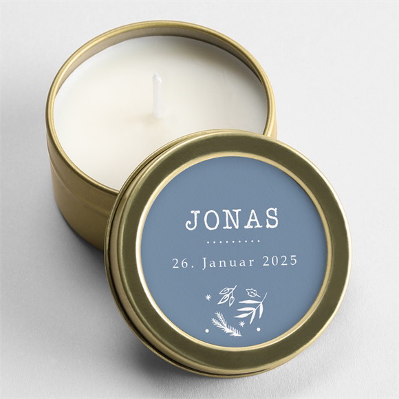 Kerze Geburt Vier Fotos ref.N360984