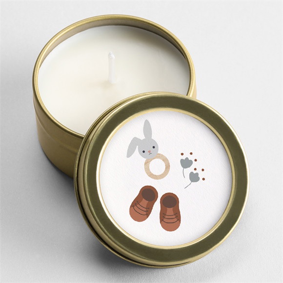 Kerze Geburt Zärtlichkeit Junge ref.N360903