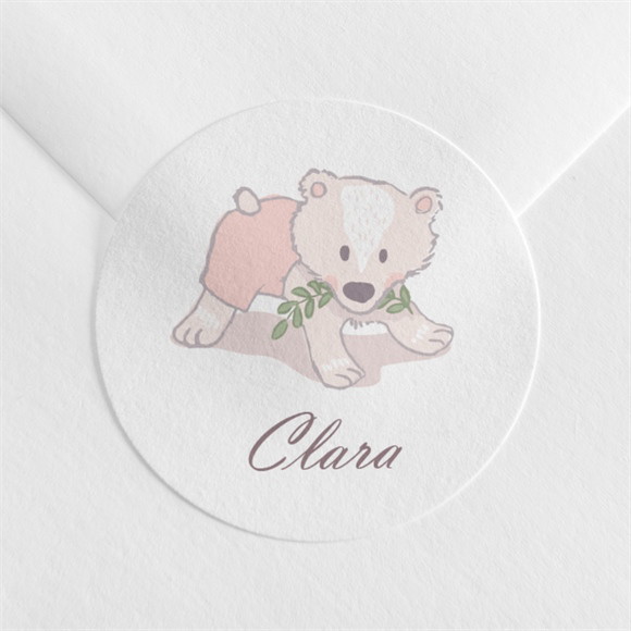 Sticker Geburt Bärchen ref.N3601000